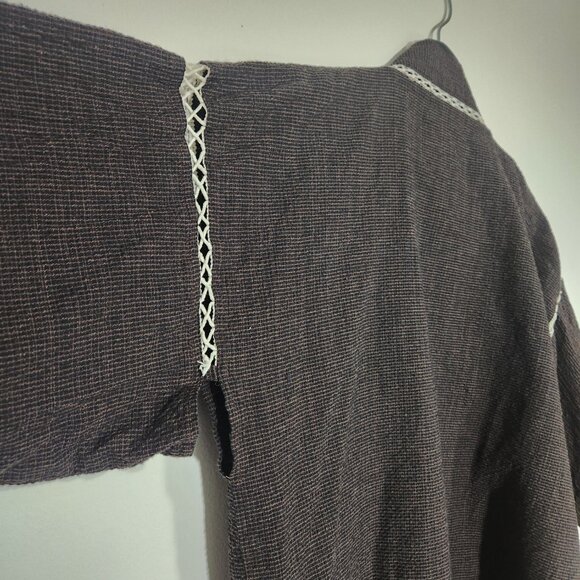 Brown yukata, M size - Picture 4 of 7